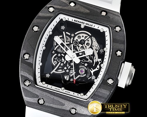 리차드밀 RM055 Bubba Watson FC/TI/RU Skeleton Wht MY8215 Mod -RM0149B