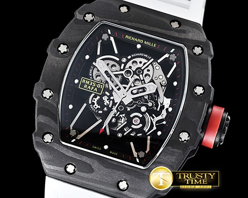 리차드밀 RM03501 Rafael Nadal FC/RU Skeleton Black MY8215 Mod -RM0149D
