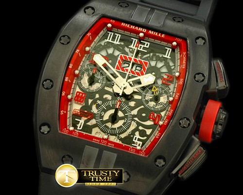 리차드밀 Felipe Massa Singapore GP Carbon PVD/RU Asian 7750 -RM015