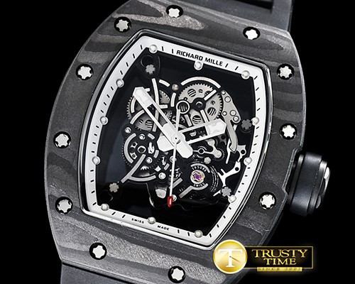 리차드밀 RM055 Bubba Watson FC/TI/BRU Skeleton Wht MY8215 Mod -RM0150