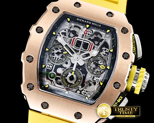 리차드밀 RM01103 Felipe Massa LE RG/TI/VRU Skele KVF A7750 Mod -RM0151A
