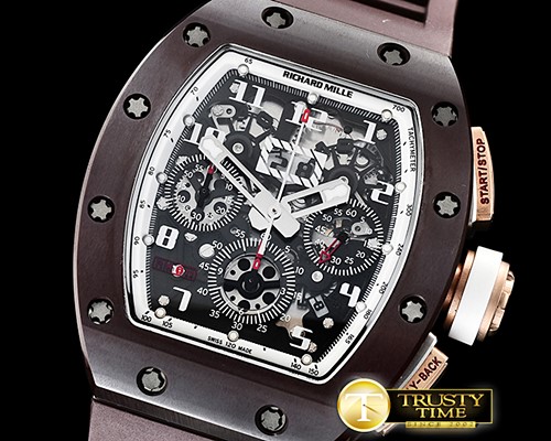 리차드밀 RM01103 Felipe Massa Brwn CER/VRU Skele KVF A7750 Mod -RM0155B