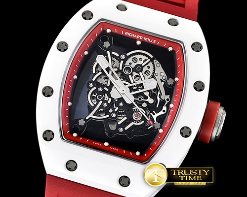 리차드밀 RM055 Bubba Watson CER/VRU Red Sk Red KVF MY8215 Mod -RM0157D