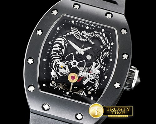리차드밀 RM051 Tiger Dragon MY LE CER/VRU White KVF MY8215 Mod -RM0158B