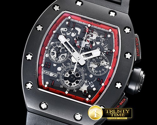 리차드밀 RM011 Felipe Massa CER/PVD/VRU Skele KVF A7750 Mod -RM0159B