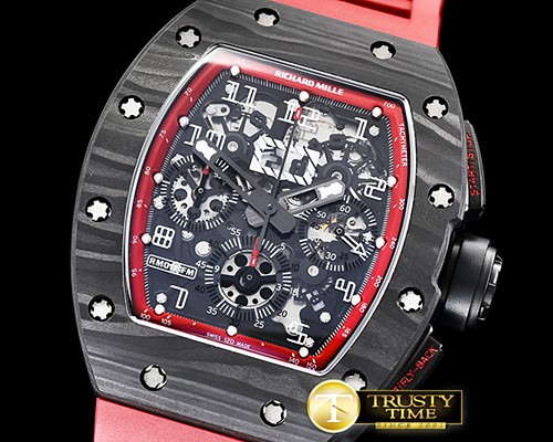 리차드밀 RM011 Felipe Massa FC/PVD/VRU Red Skele KVF A7750 Mod -RM0159C