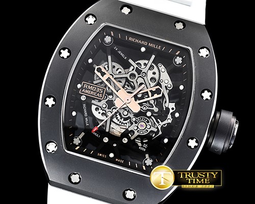 리차드밀 RM035 Black Toro Gold CER/VRU Wht Skele KVF MY8215 Mod -RM0161A