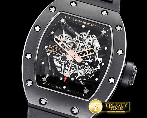 리차드밀 RM035 Black Toro Gold CER/VRU Blk Skele KVF MY8215 Mod -RM0161B
