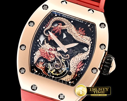 리차드밀 RM057 Tourbillon Dragon Jackie Chan RG/RU R Tourbillon -RM0164D