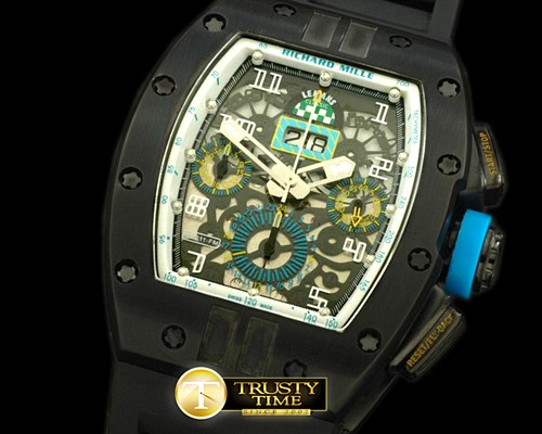 리차드밀 Lemans Classic Carbon PVD/RU Asian 7750 28800bph -RM017