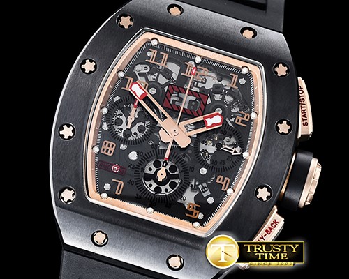 리차드밀 RM01103 Flyback Chrono CER/DLC/RU KVF A7750 Mod -RM0170B