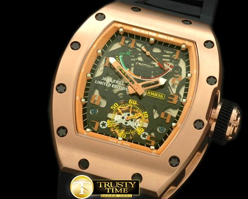 리차드밀 Jean Tody Felipe TI RG/RU Gold Asian 23J PR -RM024