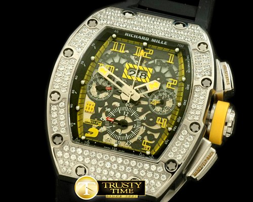 리차드밀 Felipe Massa TI SS/RU Asian 7750 28800 -RM037
