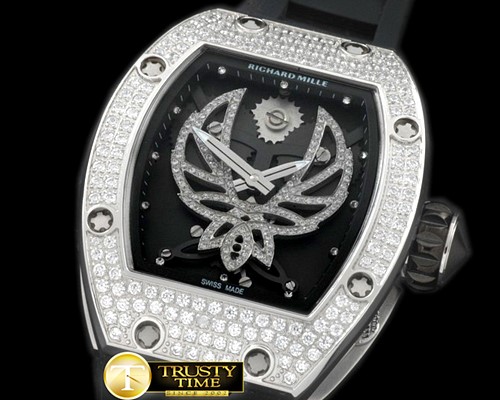 리차드밀 Phoenix Tourbillon SS/RU Skeleton Asian 21J Decorated -RM054B