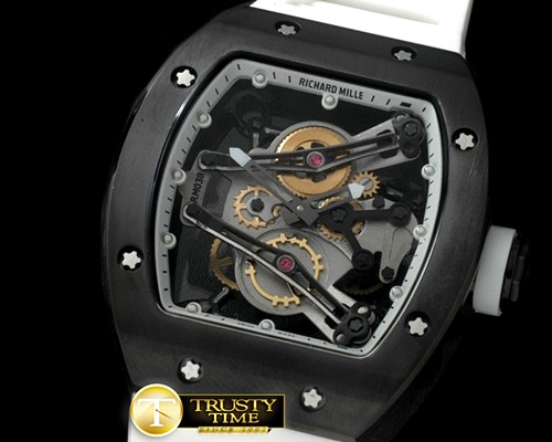 리차드밀 Bubba Watson Tourbillon PVD/RU White Swiss Qtz -RM066A