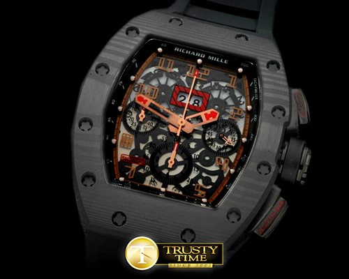 리차드밀 NTPT Carbon/Titanium/RU Asian 7750 28800 -RM068