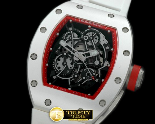 리차드밀 RM055 Bubba Watson Tourbillon CER/SS/RU Custom Skeleton -RM076B