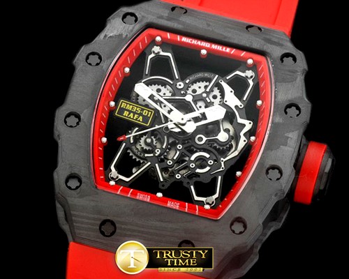 리차드밀 RM035 Rafael Nadal Tourbillon PVD/RU/Red Custom Skelet -RM077A