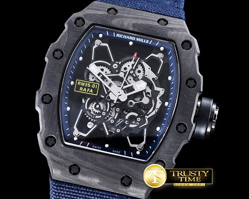 리차드밀 RM035 Rafael Nadal Skeleton NTPT/NY Blue Mod MY9015 -RM084D