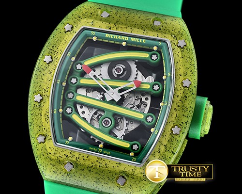 리차드밀 RM059 Yohan Blake CNT/RU Green Custom Movt -RM089B