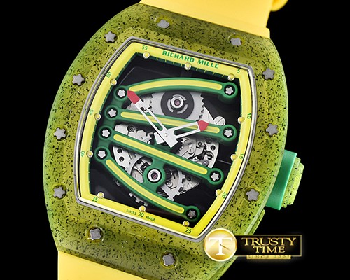리차드밀 RM059 Yohan Blake CNT/RU Yellow Custom Movt -RM089C