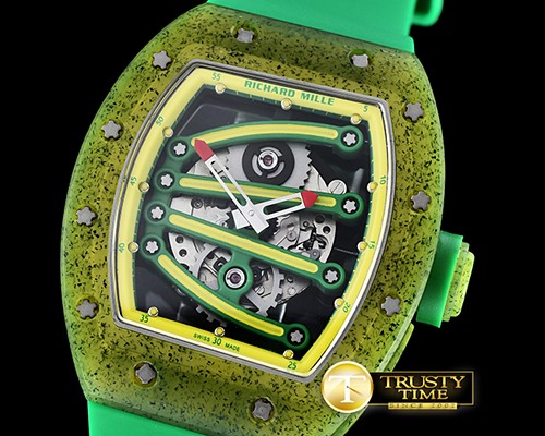 리차드밀 RM059 Yohan Blake CNT/RU Yellow Custom Movt -RM089D