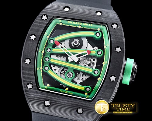 리차드밀 RM059 Yohan Blake FC/RU Green Custom Movt -RM091B