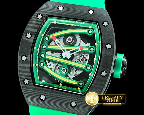 리차드밀 RM059 Yohan Blake FC/GRU Green Custom Movt -RM091D