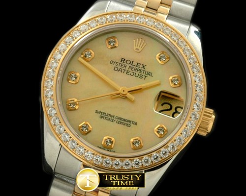 롤렉스 SS/YG Jubilee MOP Gold Diamond Swiss Eta 28362 -RMDJ0247A