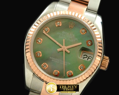 롤렉스 SS/RG Oyster MGreen Diam Swiss 2688/2355 -RMDJ196A