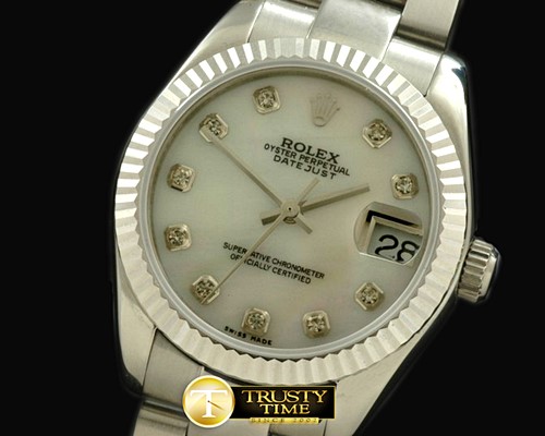 롤렉스 SS Oyster MWht Diam Swiss Eta 2688/2355 -RMDJ197C