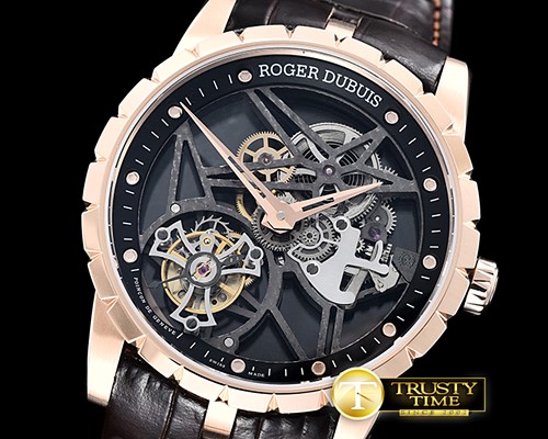 로저드뷔 Excalibur RDDBEX0392 Tourbillon RG/LE Skele Tourbillon -ROG028