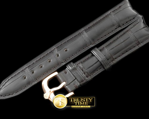 롤렉스 Black Croc Strap RG 20/16/ New Insignia Buckle -ROLACC018B