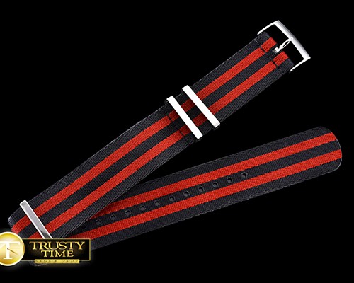 롤렉스 Black/Red 22mm Top Quality Nylon Strap -ROLACC024H