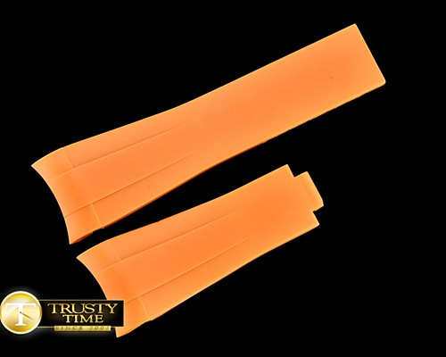 롤렉스 Rubber B Orange Vulcanized Strap For Sports Rolex -ROLACC025B