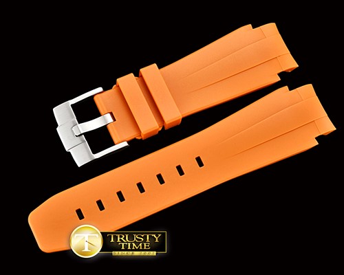 롤렉스 Rubber B Orange Vulcanized Strap For Rolex DeepSea -ROLACC028A