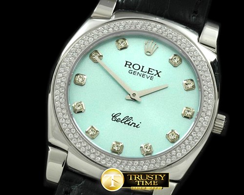 롤렉스 Cellini SS/LE Lilac Diam Swiss Qtz -ROLCEL041H