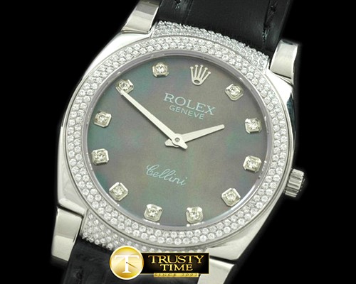 롤렉스 Ladies Cellini SS/LE/Diam MultiTone Diam Swiss Qtz -ROLCEL042J