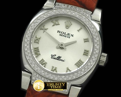 롤렉스 Ladies Mini Cellini SS/LE Silver Roman Swiss Qtz -ROLCEL047A