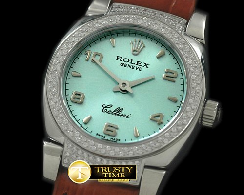 롤렉스 Ladies Mini Cellini SS/LE Lilac Numeral Swiss Qtz -ROLCEL047G