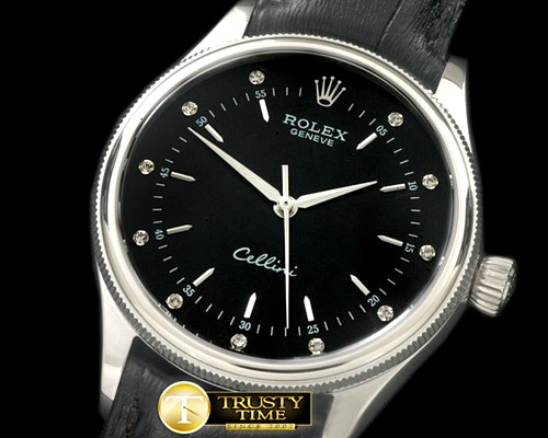 롤렉스 Cellini Time SS/LE Black Asia 2824 -ROLCEL061B