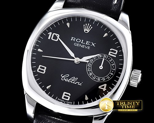 롤렉스 Cellini Date SS/LE Black Num Asia 2824 -ROLCEL069E