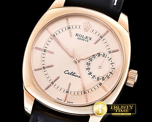 롤렉스 Cellini Date RG/LE Rose Gold Sticks Asia 2824 -ROLCEL070G