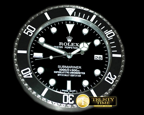 롤렉스 Dealer Clock Submariner Style Swiss Qtz -ROLCLK005