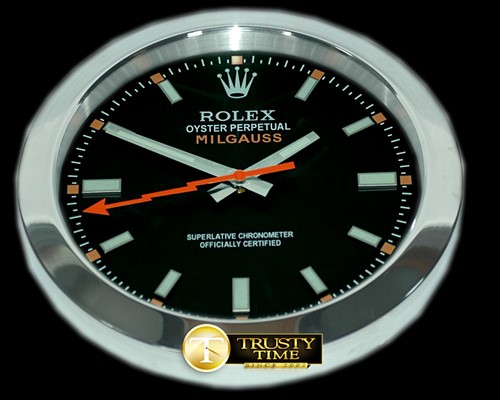 롤렉스 Dealer Clock Milgauss Style Black Jap Qtz -ROLCLK008