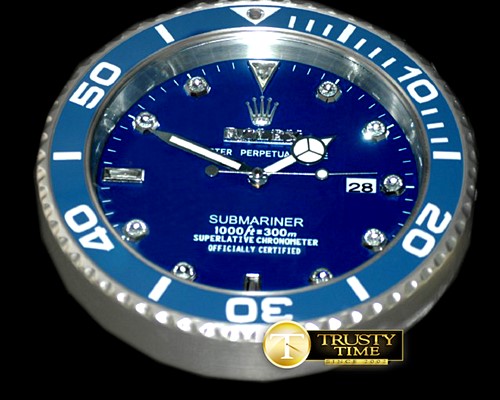 롤렉스 Dealer Clock Submariner Style Swiss Qtz -ROLCLK020