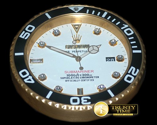 롤렉스 Dealer Clock Submariner Style Swiss Quartz -ROLCLK035