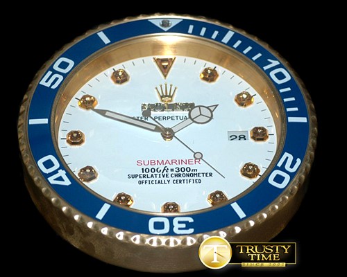 롤렉스 Dealer Clock Submariner Style Swiss Quartz -ROLCLK036