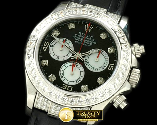 롤렉스 2011 SS/Diam/LE Blk/Wht Diam A7750 Sec@6 28800 -ROLDYT0090A