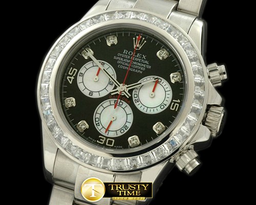 롤렉스 2011 SS/SQDiam/SS Blk/Wht Diam A7750 Sec@6 28800 -ROLDYT0093C